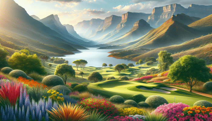 Enjoy the serene beauty of the Els Club Copperleaf golf course