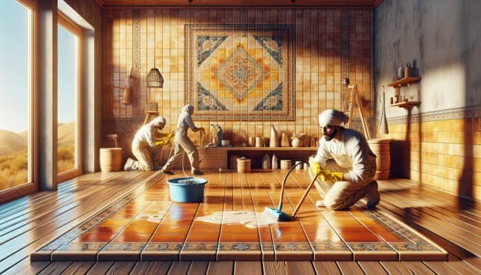 Terracotta Tile Cleaning Services in Worplesdon