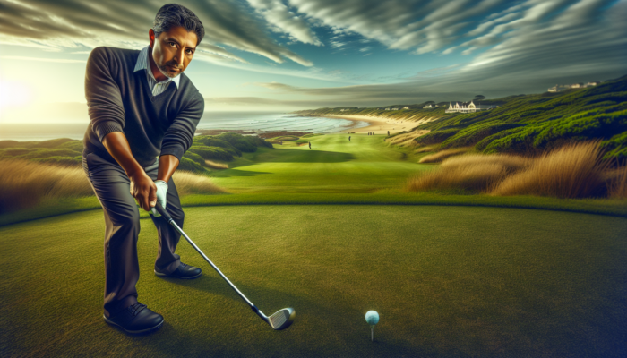 Golfer utilizing a mid bounce wedge on diverse South African courses, adjusting to various turf conditions.